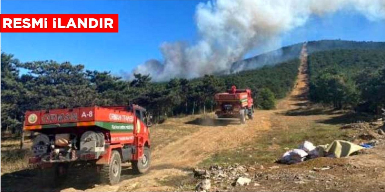 ORMAN VE KIRSAL ALAN YANGIN SÖNDÜRME HİZMETİ ALINACAKTIR