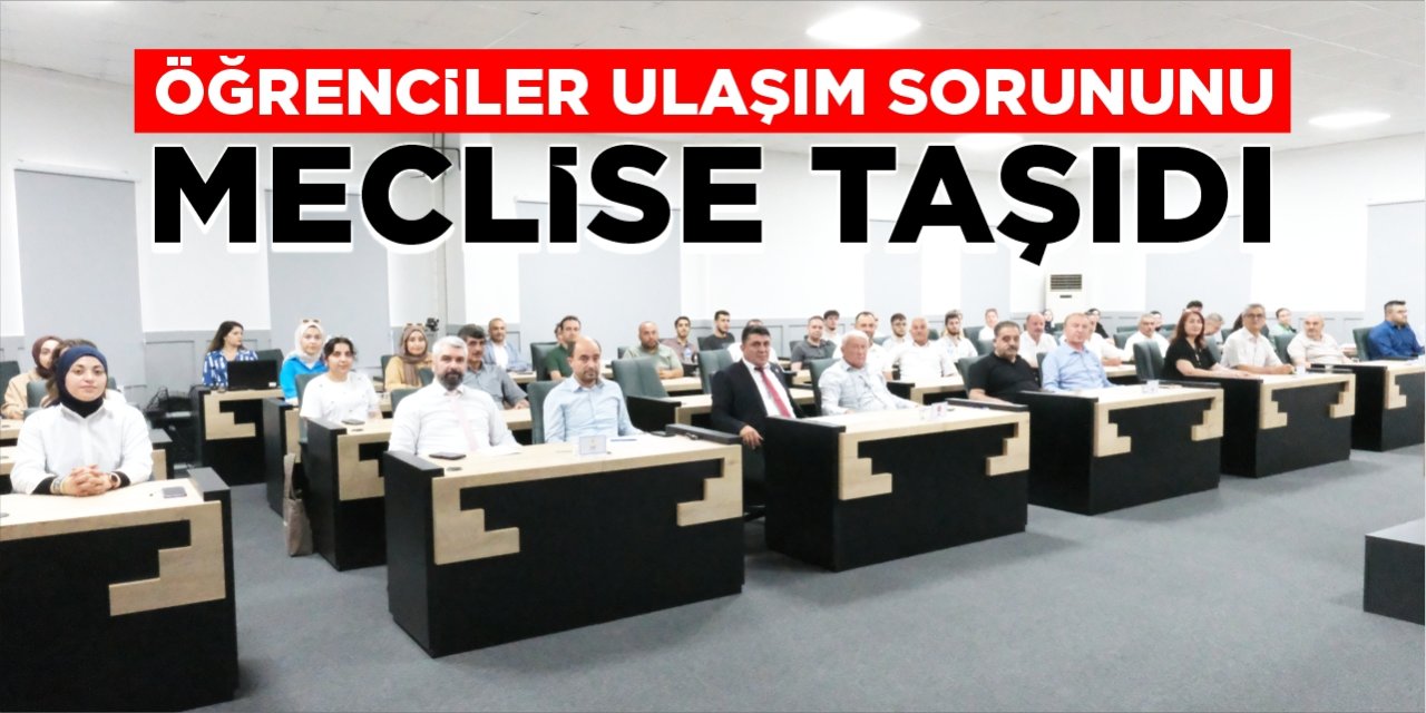 Üniversite öğrencileri ulaşım sorununu meclise taşıdı!