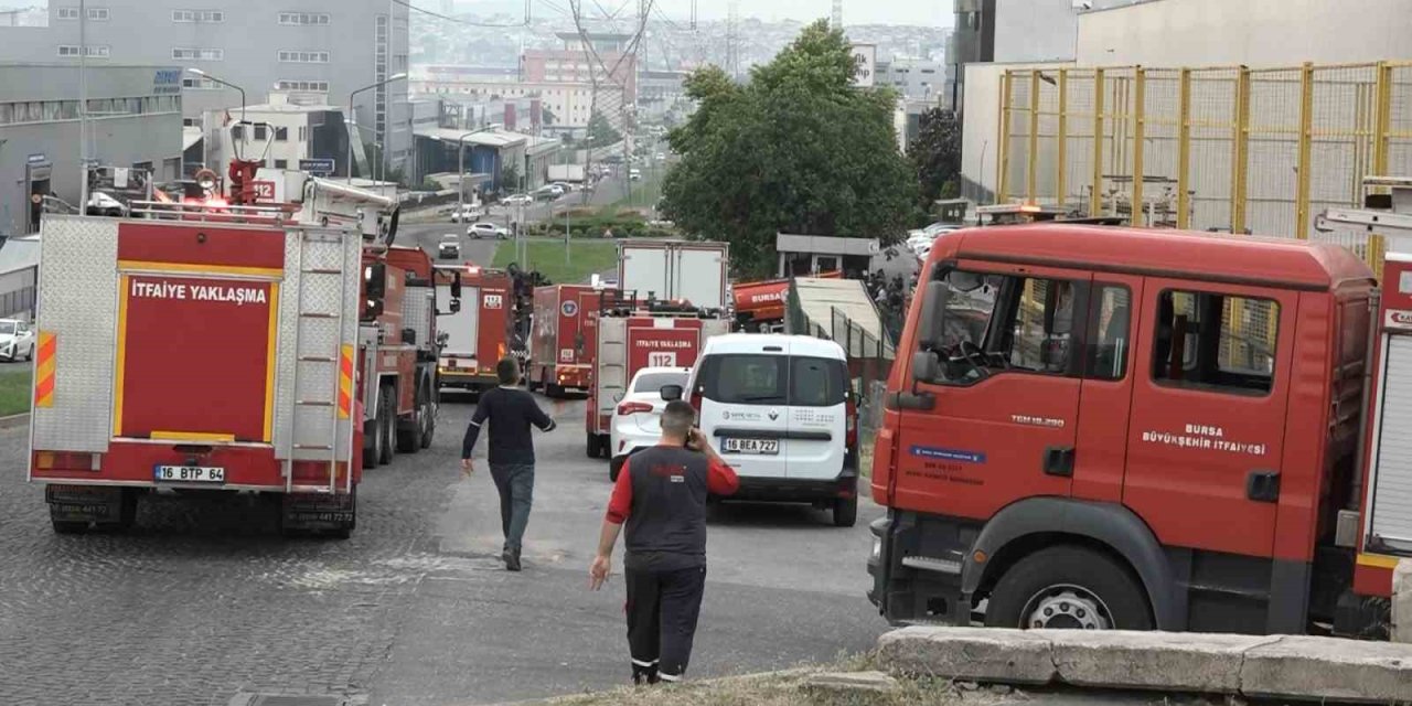 Fabrikada Korkutan Yangın