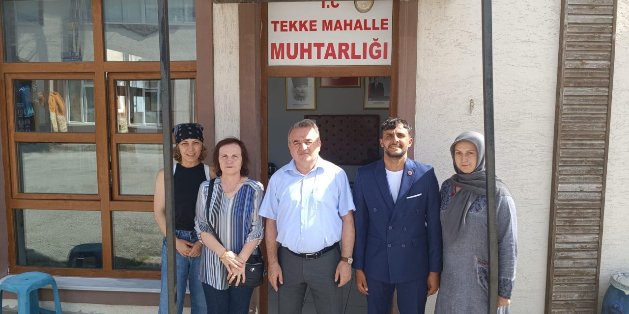 Kaymakam Öztürk Muhtarları Ziyaret Etti