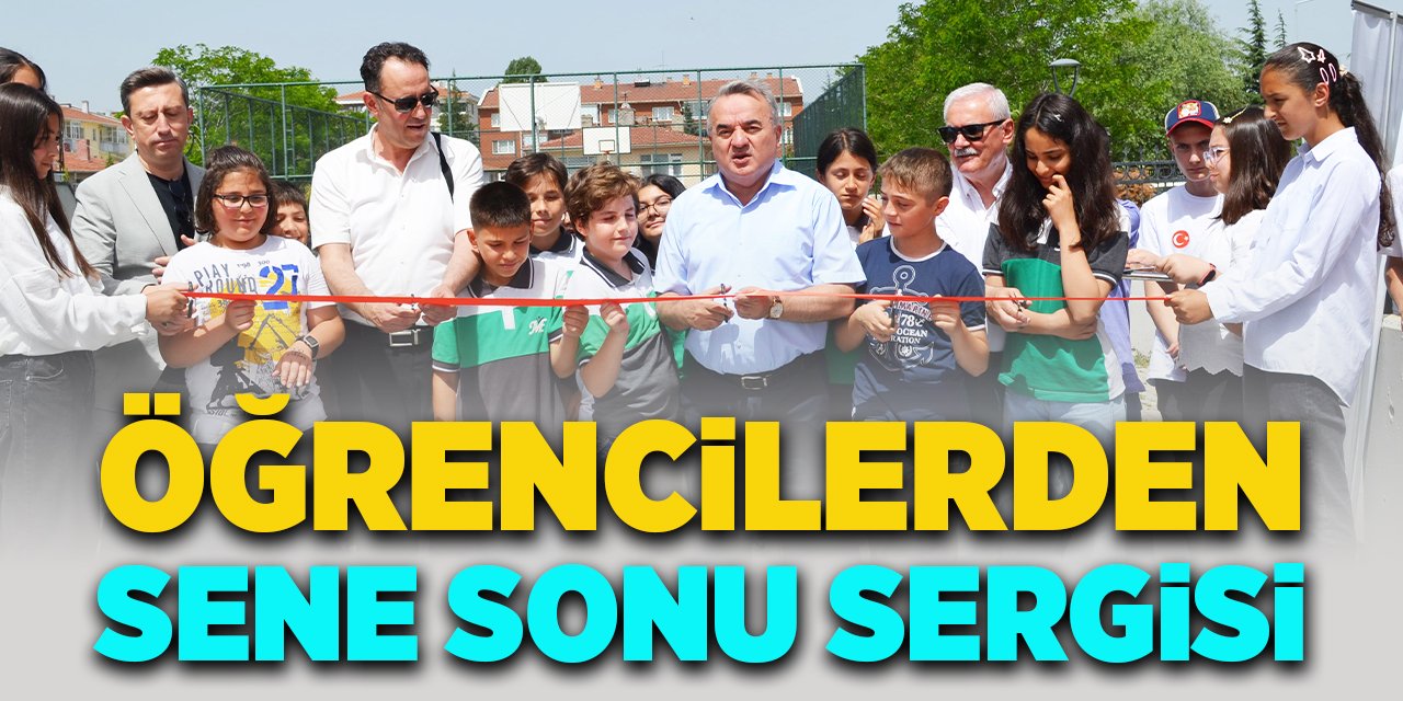 Öğrencilerden Sene Sonu Sergisi