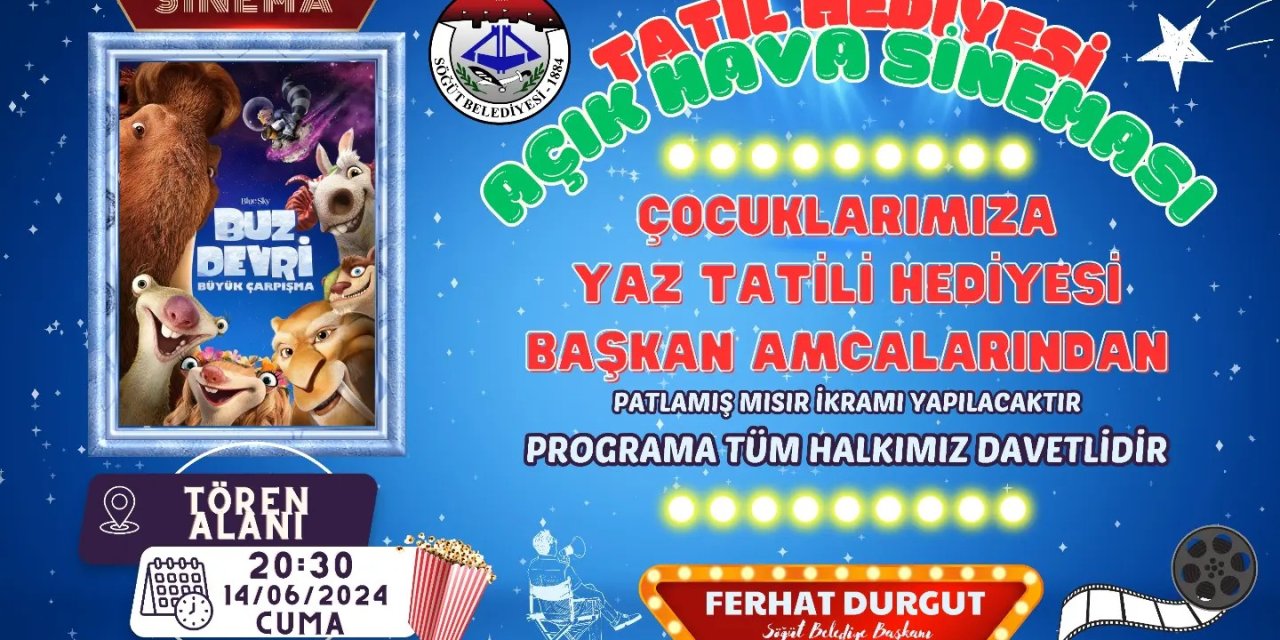 Söğüt'te Açık Hava Sineması