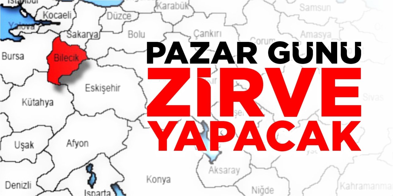 Pazar günü zirve yapacak