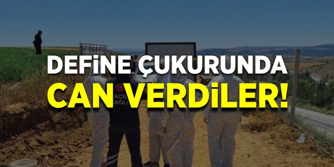 Define çukurunda can verdiler!