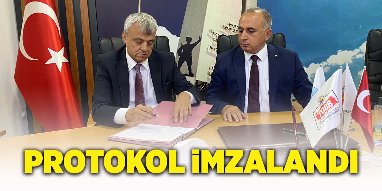 Protokol İmzalandı