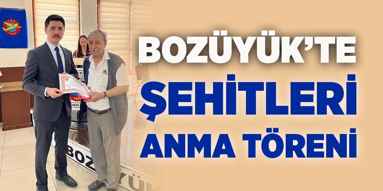 Bozüyük'te Şehitlere Şükran Töreni