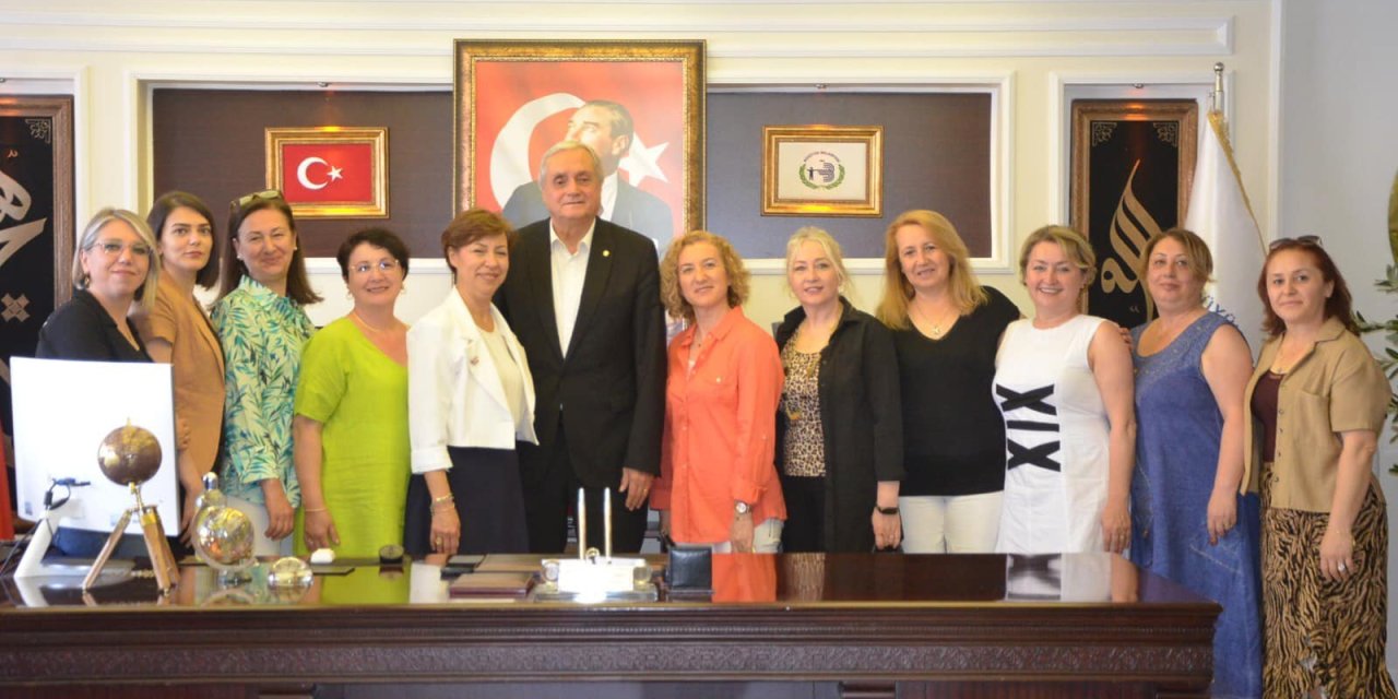 CHP Kadın Kolları'ndan Başkan Bakkalcıoğlu'na Ziyaret