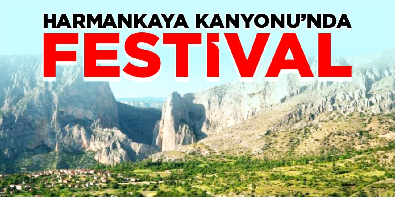 Harmankaya Kanyonu'nda festival