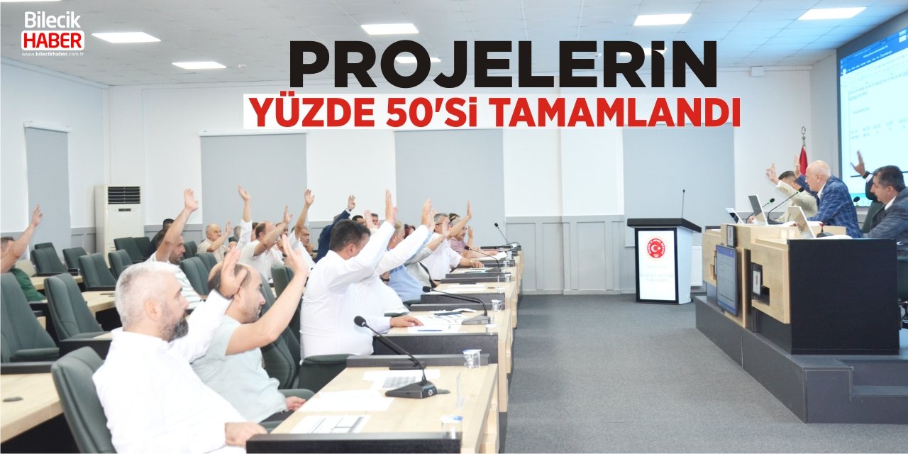 Projelerin Yüzde 50’si Tamamlandı