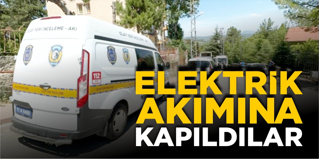 Elektrik akımına kapıldılar!