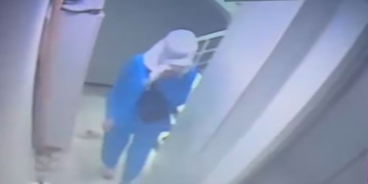 Hırsızlar güvenlik kamerasına karşı yüzlerini kapatarak önlem aldı