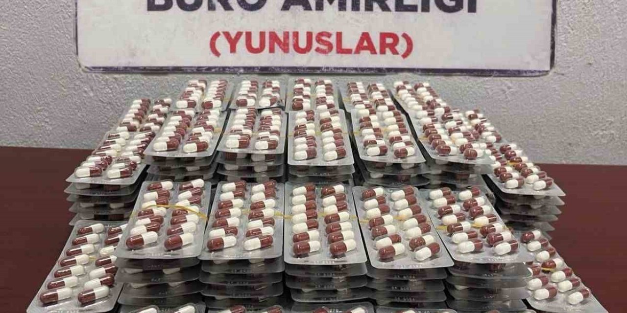 Bin 960 Adet Uyuşturucu Hap Ele Geçirildi