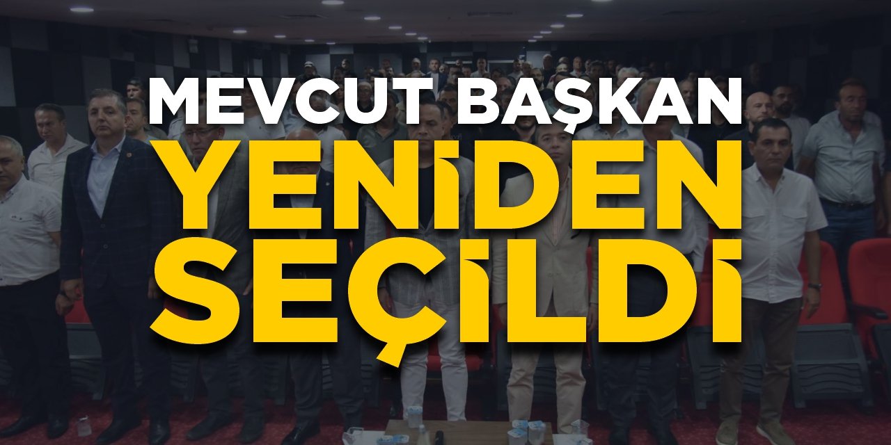 Mevcut başkan yeniden başkan seçildi