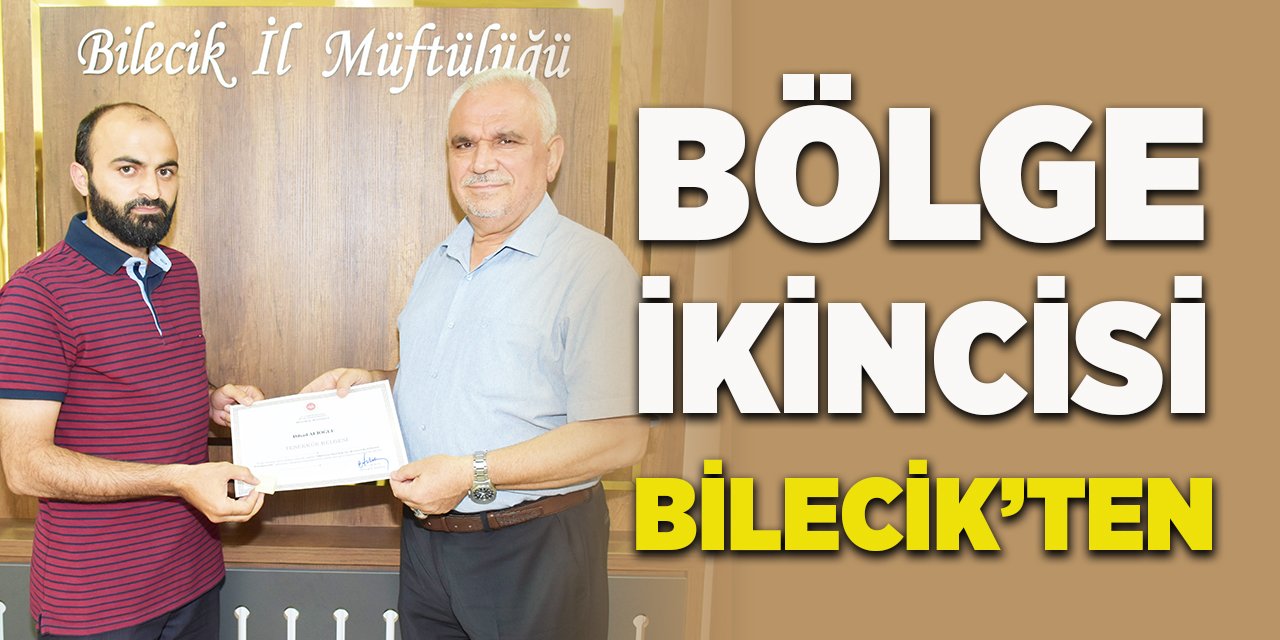 Bölge İkincisi Bilecik'ten