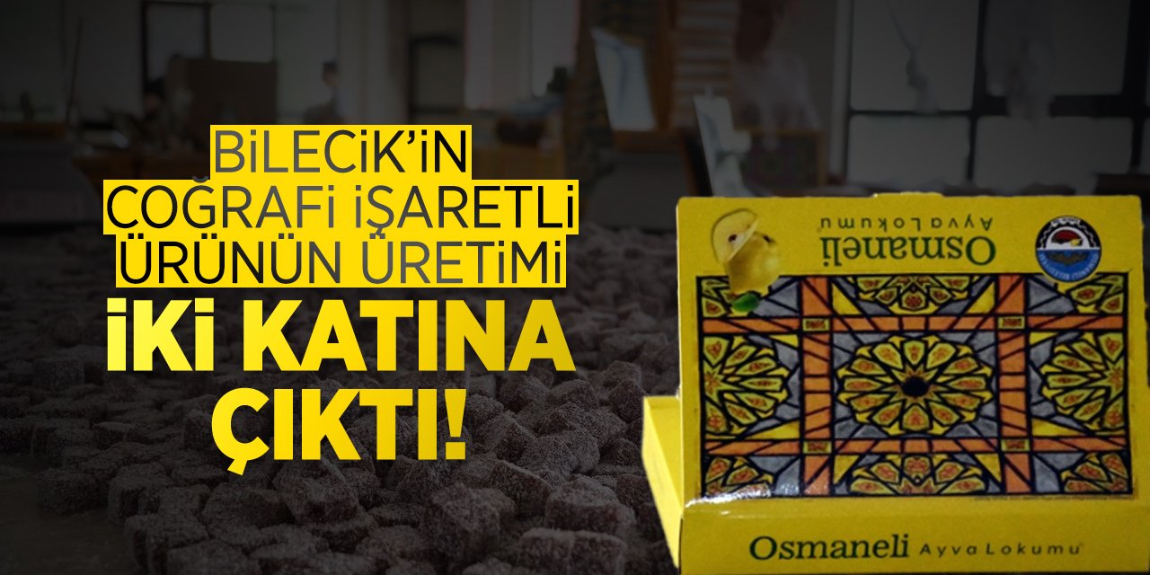 Bilecik'in Coğrafi İşaretli Ürünün Üretimi İki Katına Çıktı!