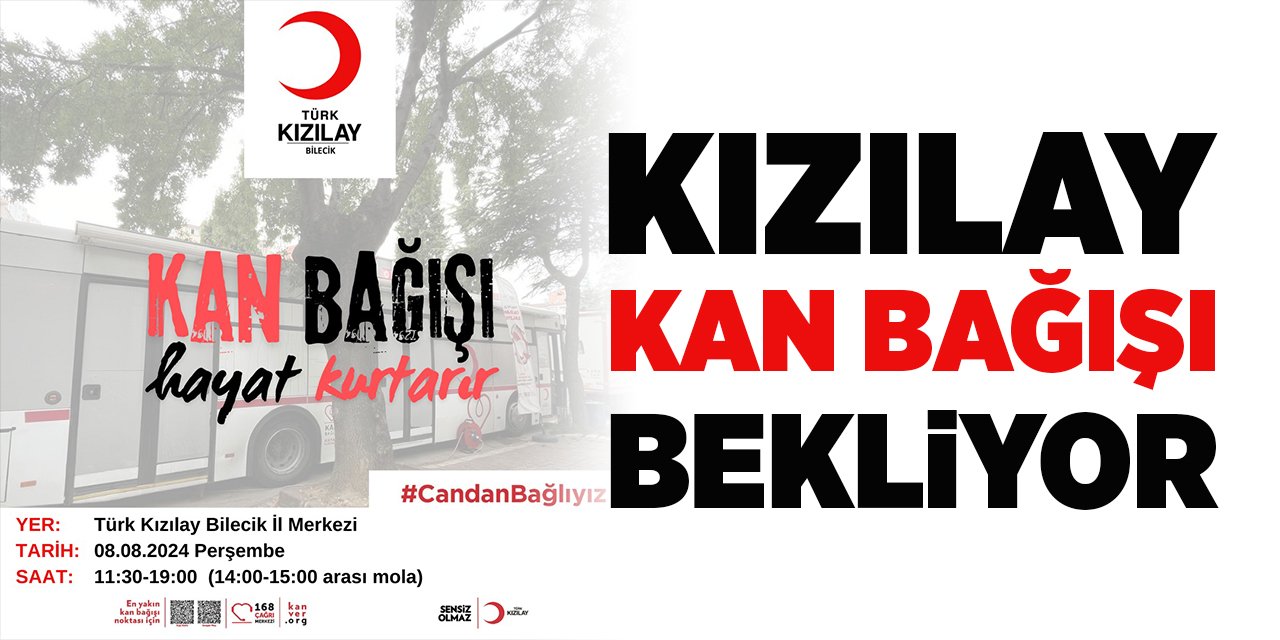 Kızılay Kan Bağışı Bekliyor