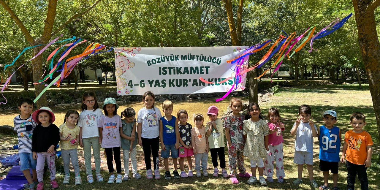 Kuran Kursu Öğrencilerine Piknik