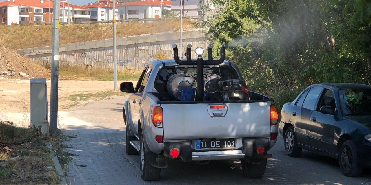 Bozüyük'te Sineklere Karşı İlaçlama Çalışmaları