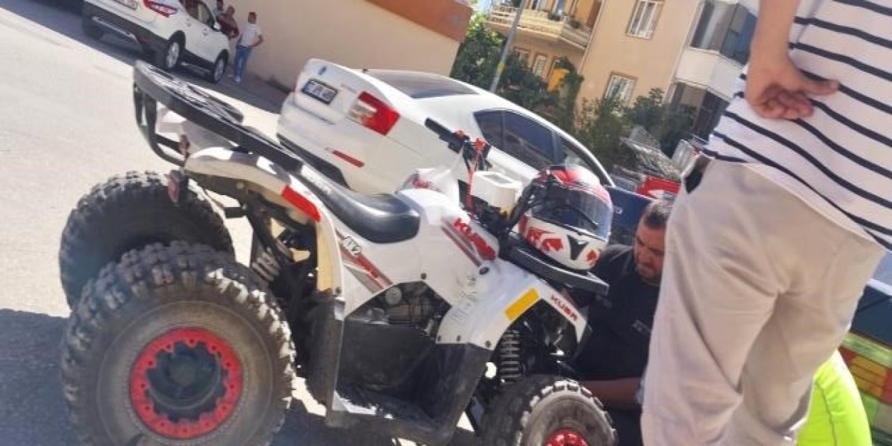 Bilecik’te ATV ve otomobil çarpıştı