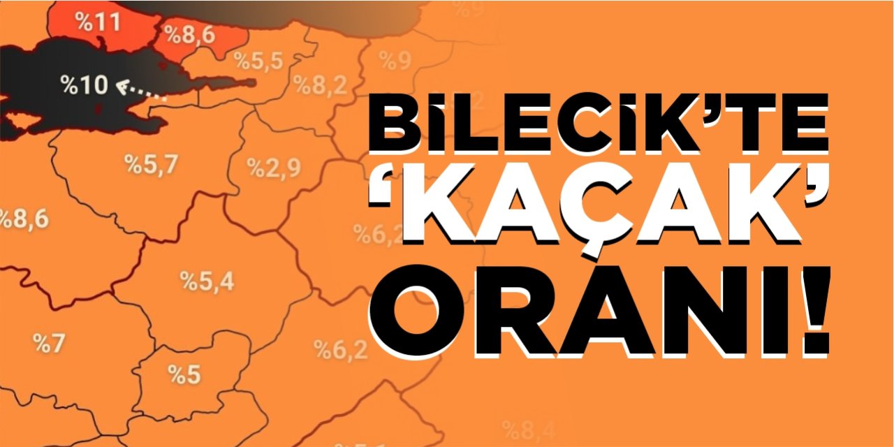 Bilecik’te ‘Kaçak’ oranı