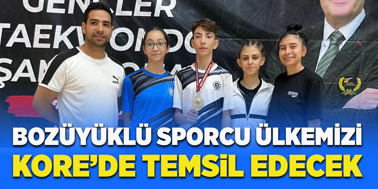 Bozüyüklü Sporcu Ülkemizi Kore'de Temsil Edecek