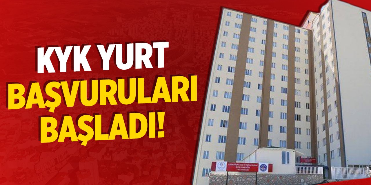 KYK Yurt Başvuruları Başladı