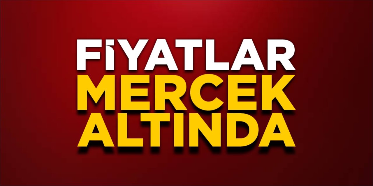 Fiyatlar mercek altında!