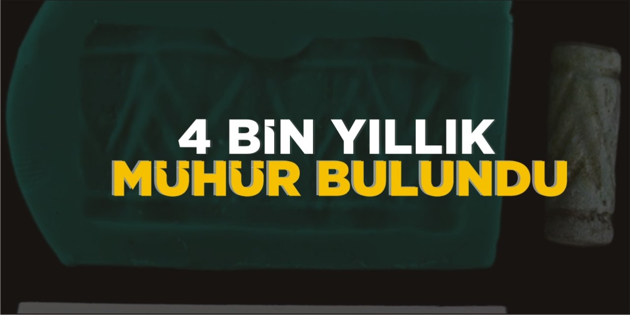 4 bin yıllık mühür bulundu