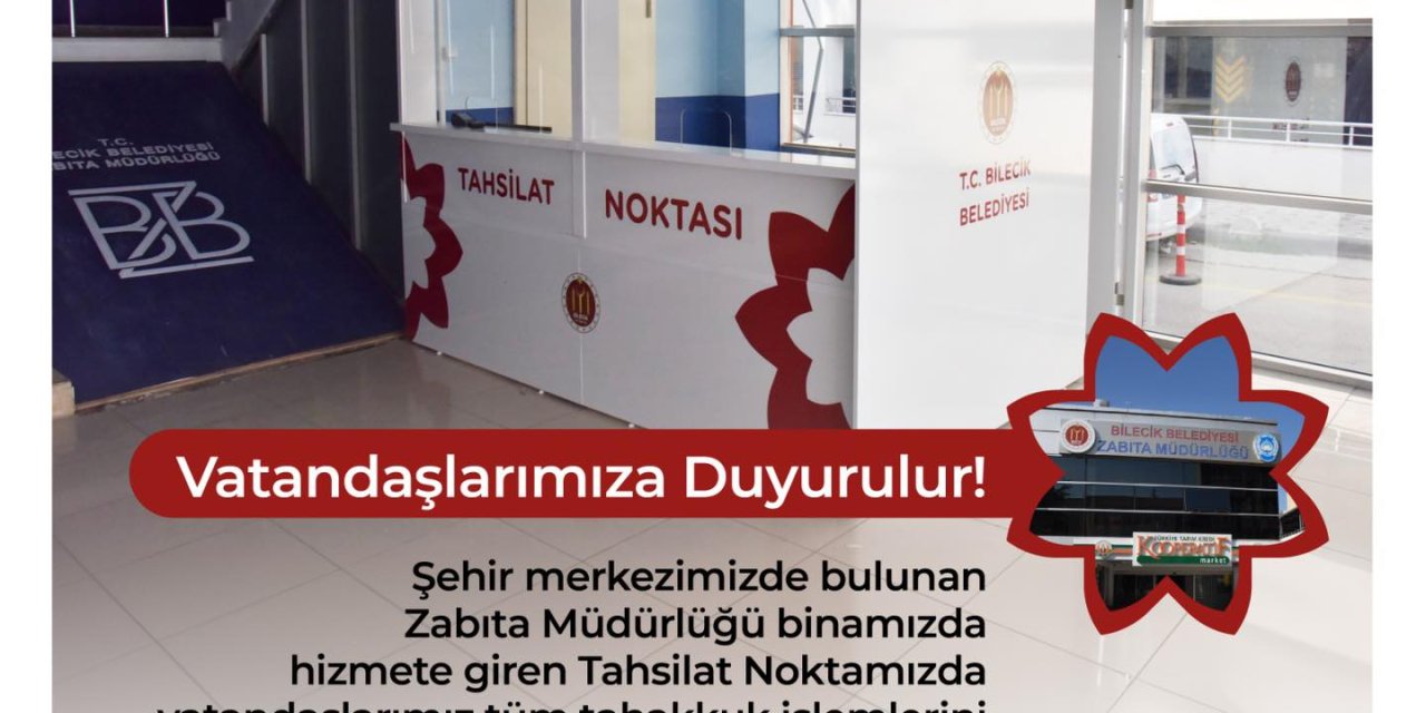 Tahsil noktası hizmete girdi