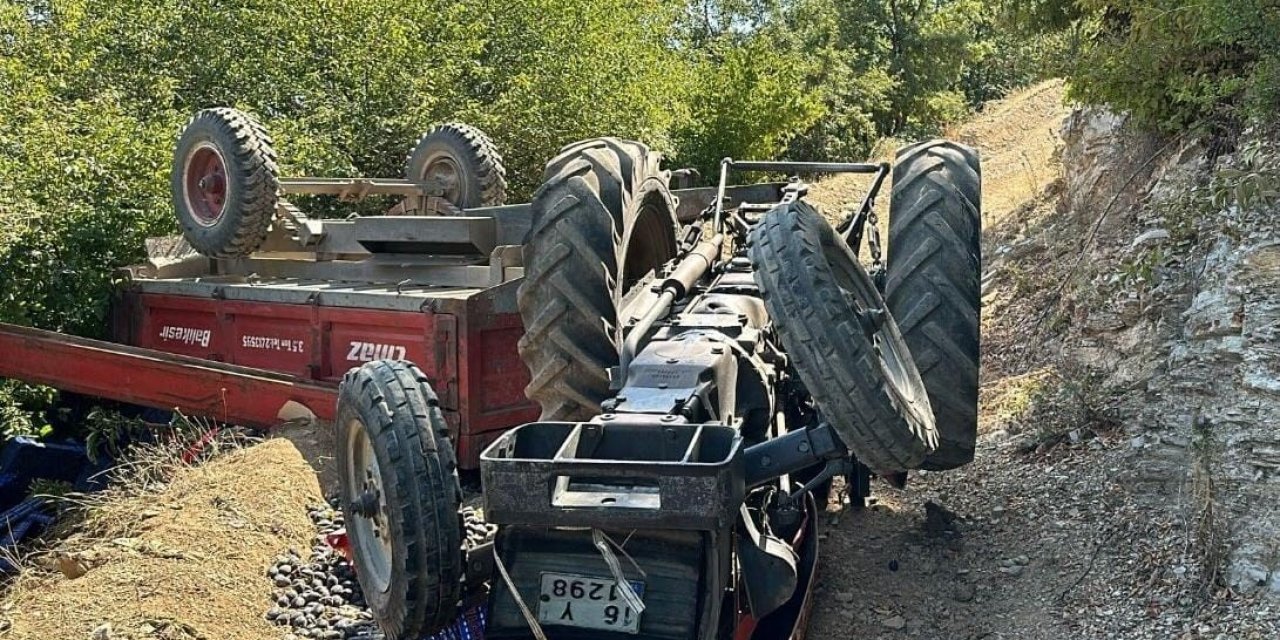 Traktör Devrildi: 1’i Ağır 6 Yaralı