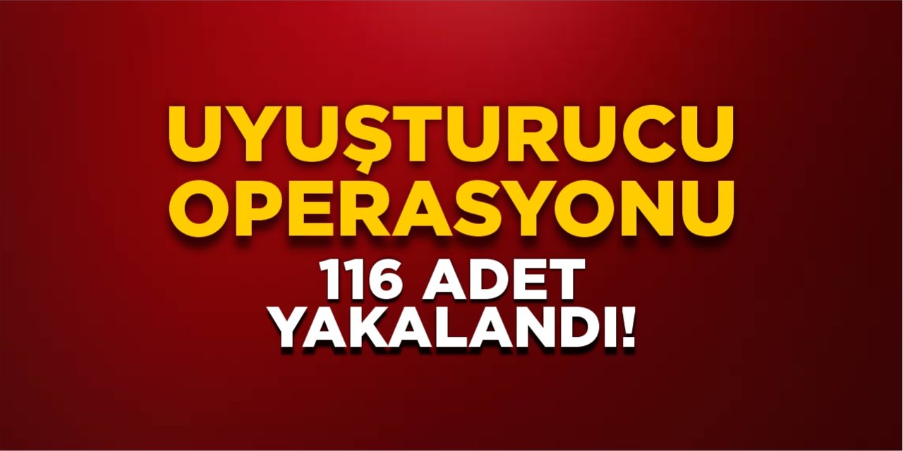 Bilecik'te uyuşturucu operasyonu!