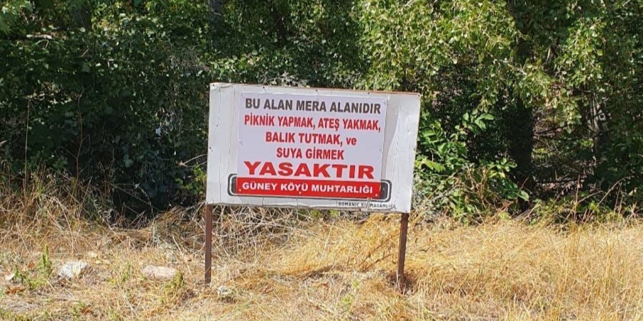 Güney Köyü Piknikçilere Kapatıldı