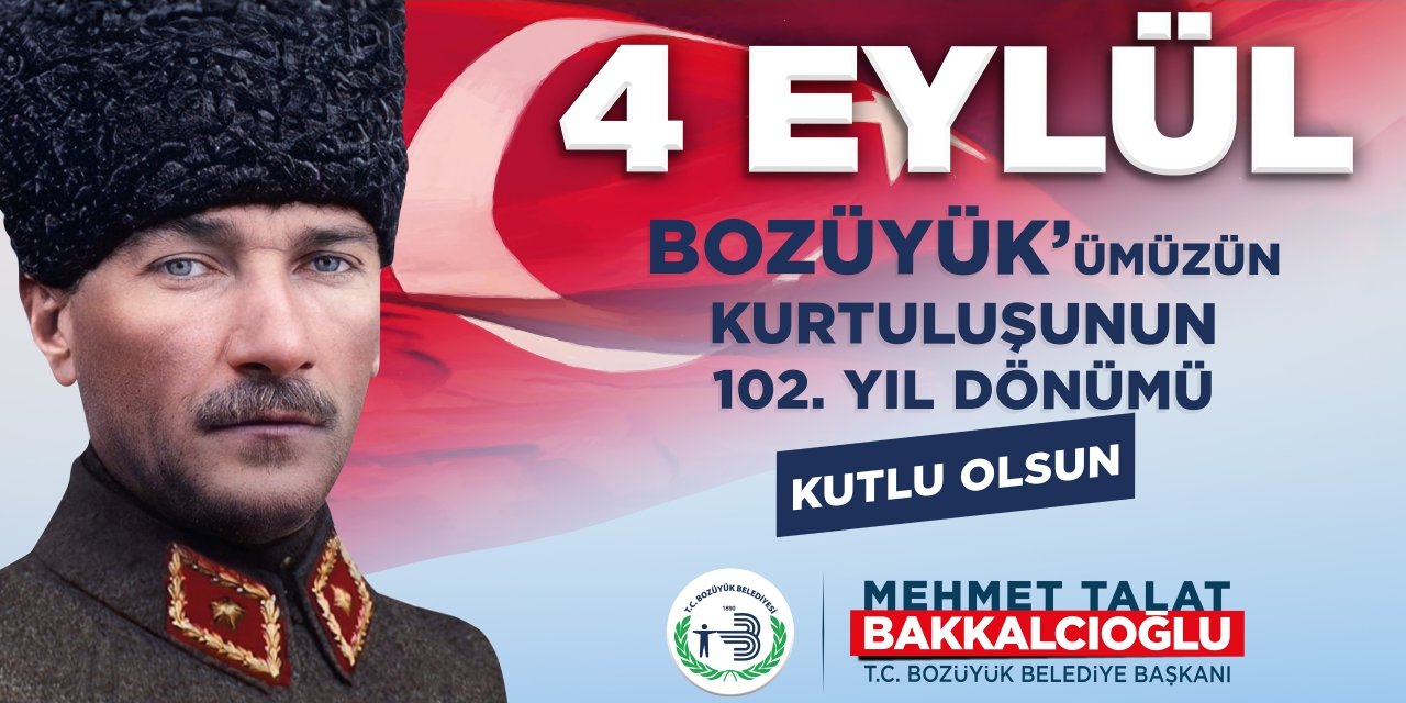 Bozüyük'ün Kurtuluşunun Yıl Dönümü Kutlama Mesajı