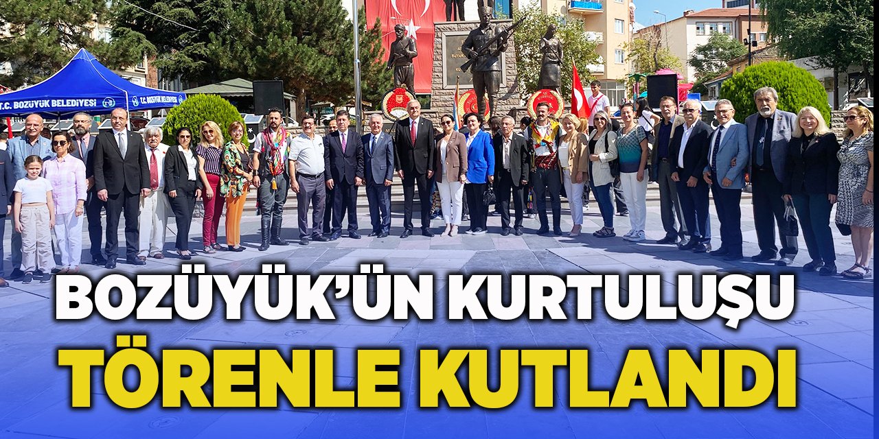 Bozüyük'ün Kurtuluşu Törenle Kutlandı