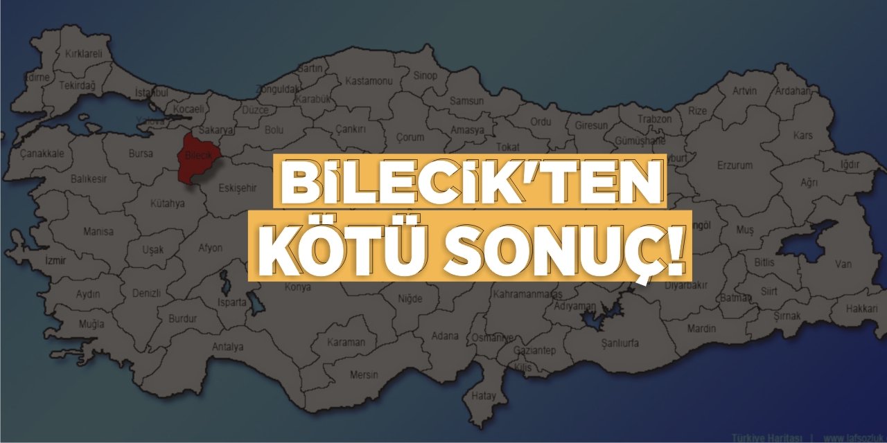 Bilecik'ten kötü sonuç!