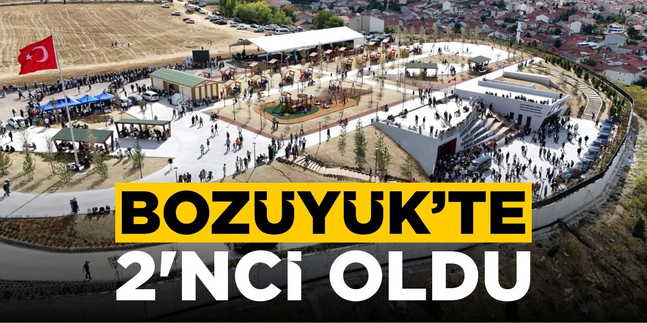 Bozüyük'te 2’nci oldu