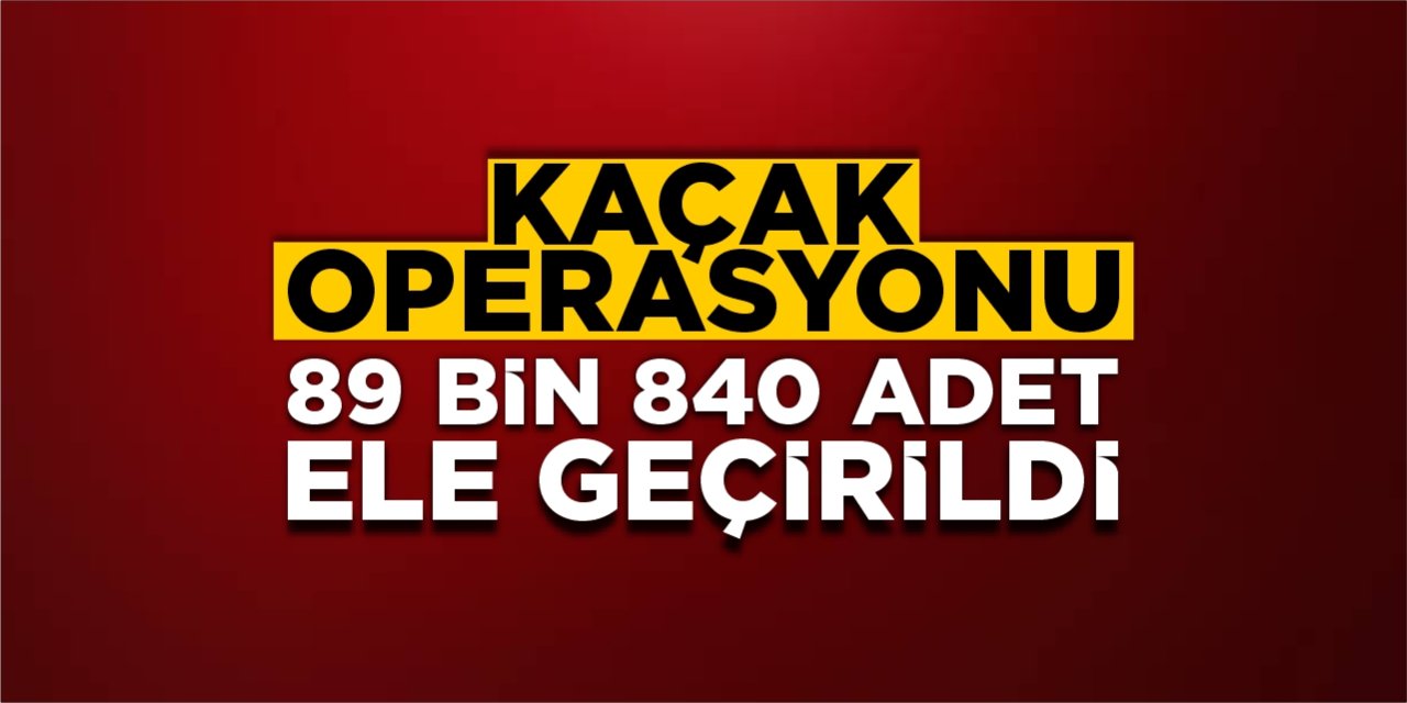 Tütün kaçakçılarına operasyon!