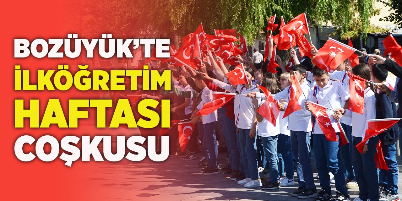 Bozüyük'te İlköğretim Haftası Coşkusu