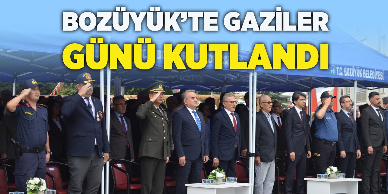 Bozüyük'te Gaziler Günü Kutlandı