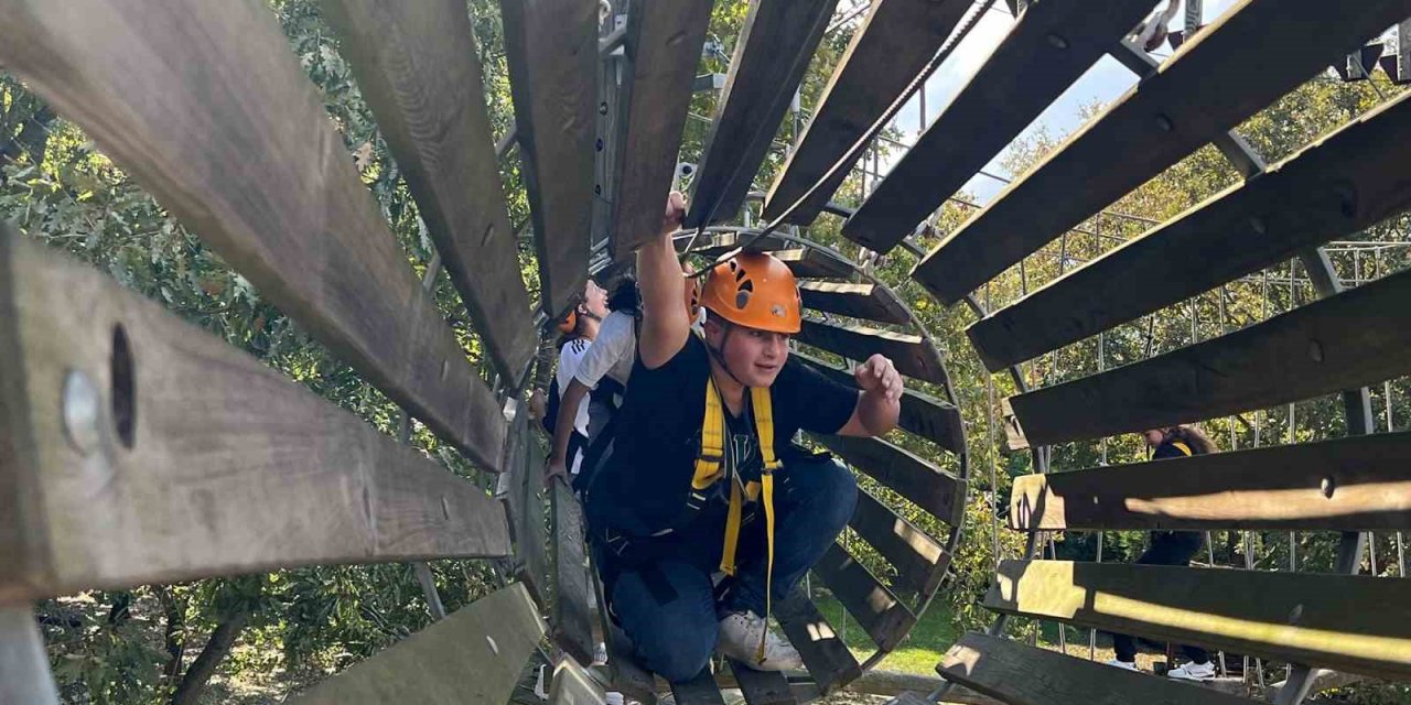 Ortaokul Öğrencileri Macera Park’ta Eğlence Ve Adrenalin Dolu Bir Gün Geçirdi