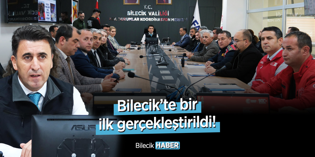 Bilecik'te bir ilk gerçekleştirildi!