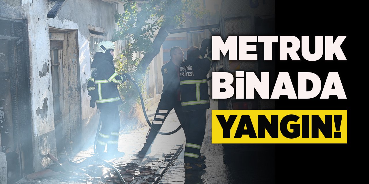 Metruk Binada Yangın!