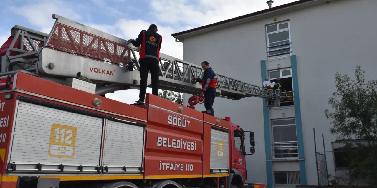 Söğüt Devlet Hastanesi'nde Tatbikat