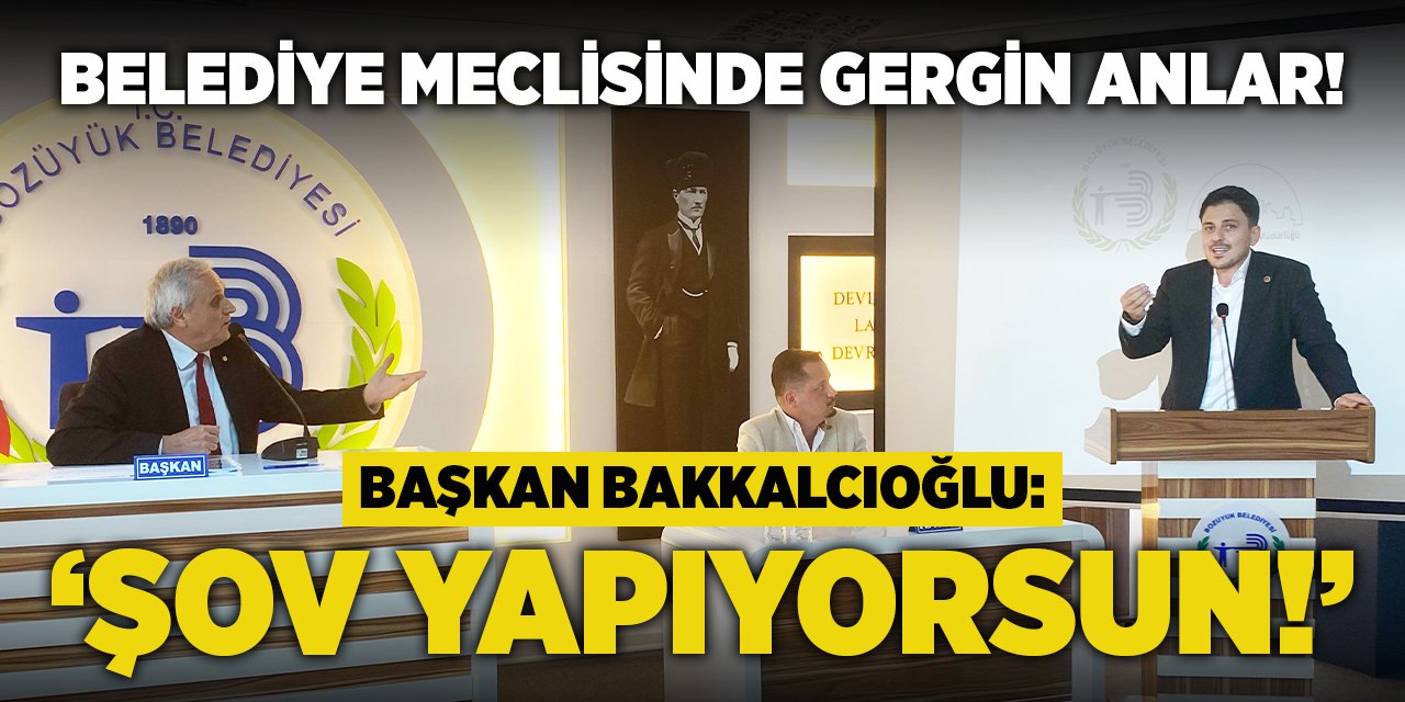 Belediye Meclisinde Gergin Anlar!