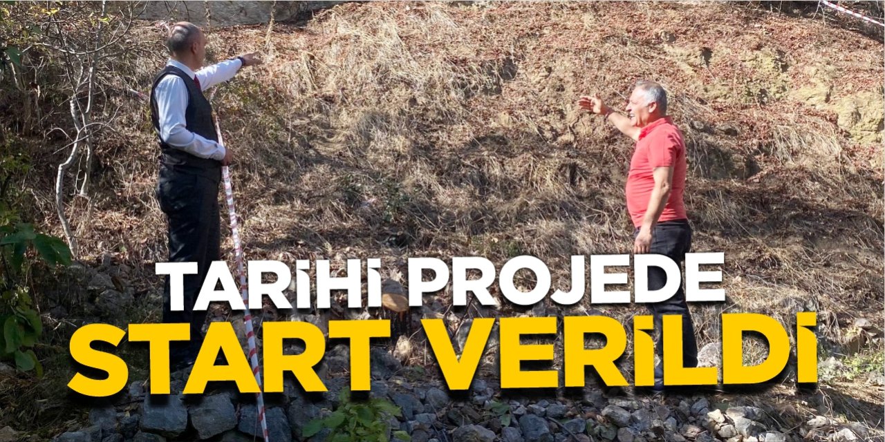 Tarihi projede start verildi