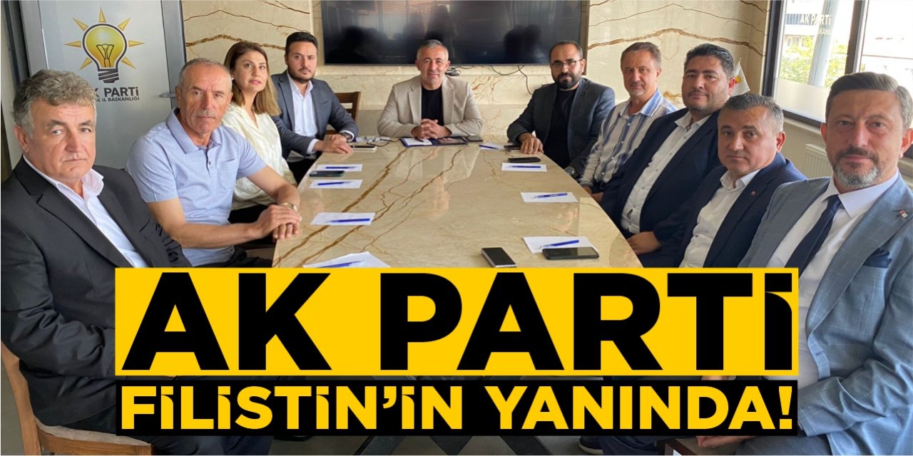 AK Parti Filistin'in yanında!