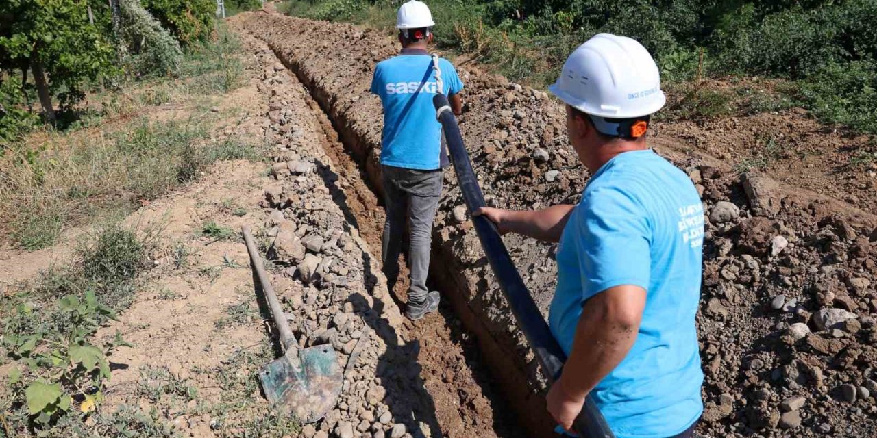 2 Bin Metrelik Yeni İçme Suyu Hattında Sona Gelindi