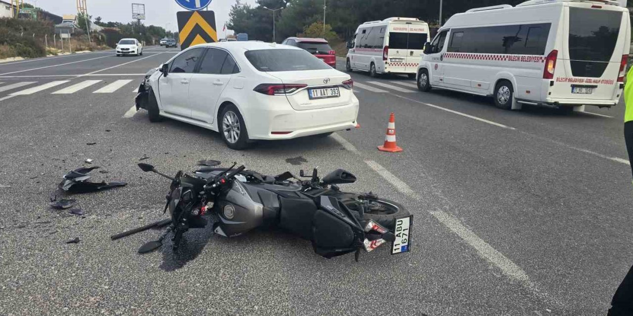 Polisevi Kavşağı’nda Kaza: 1 kişi yaralandı