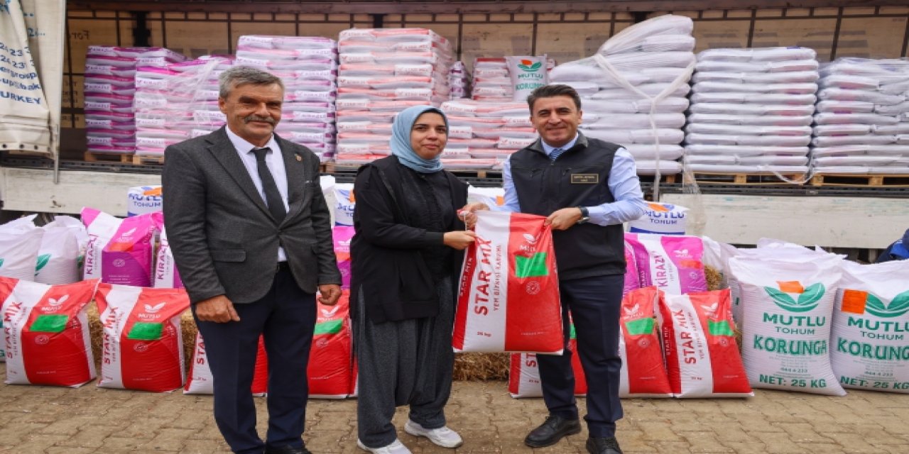 Yem Bitkileri Tohumu dağıtıldı