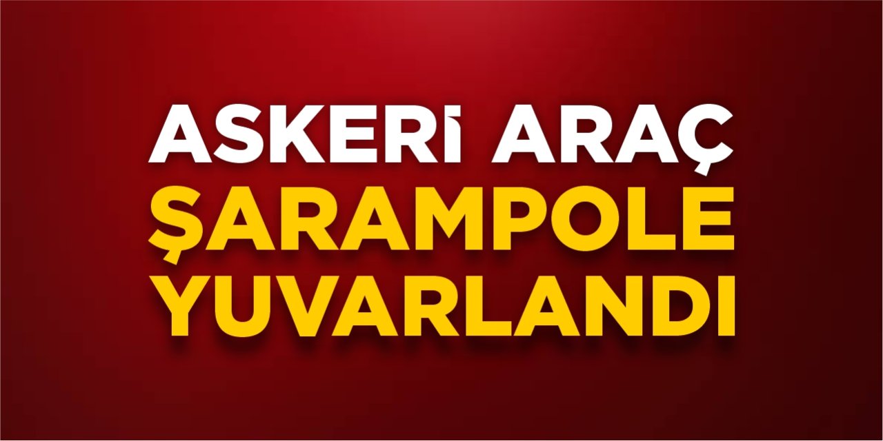 Bilecik’te Askeri Araç Şarampole Yuvarlandı